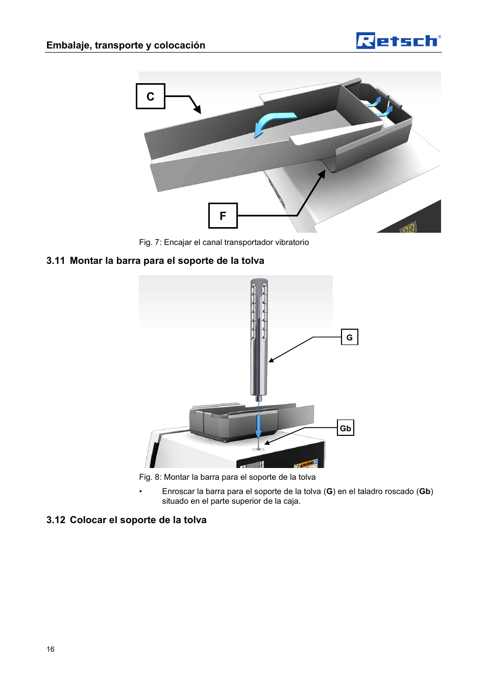 Retsch DR 100 User Manual | Page 16 / 40