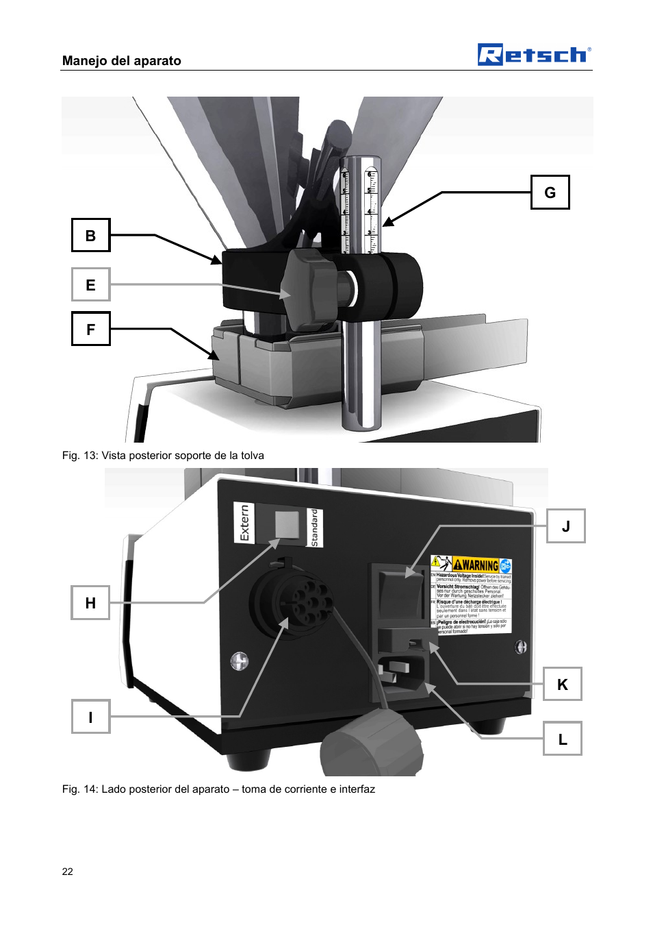 Retsch DR 100 User Manual | Page 22 / 40
