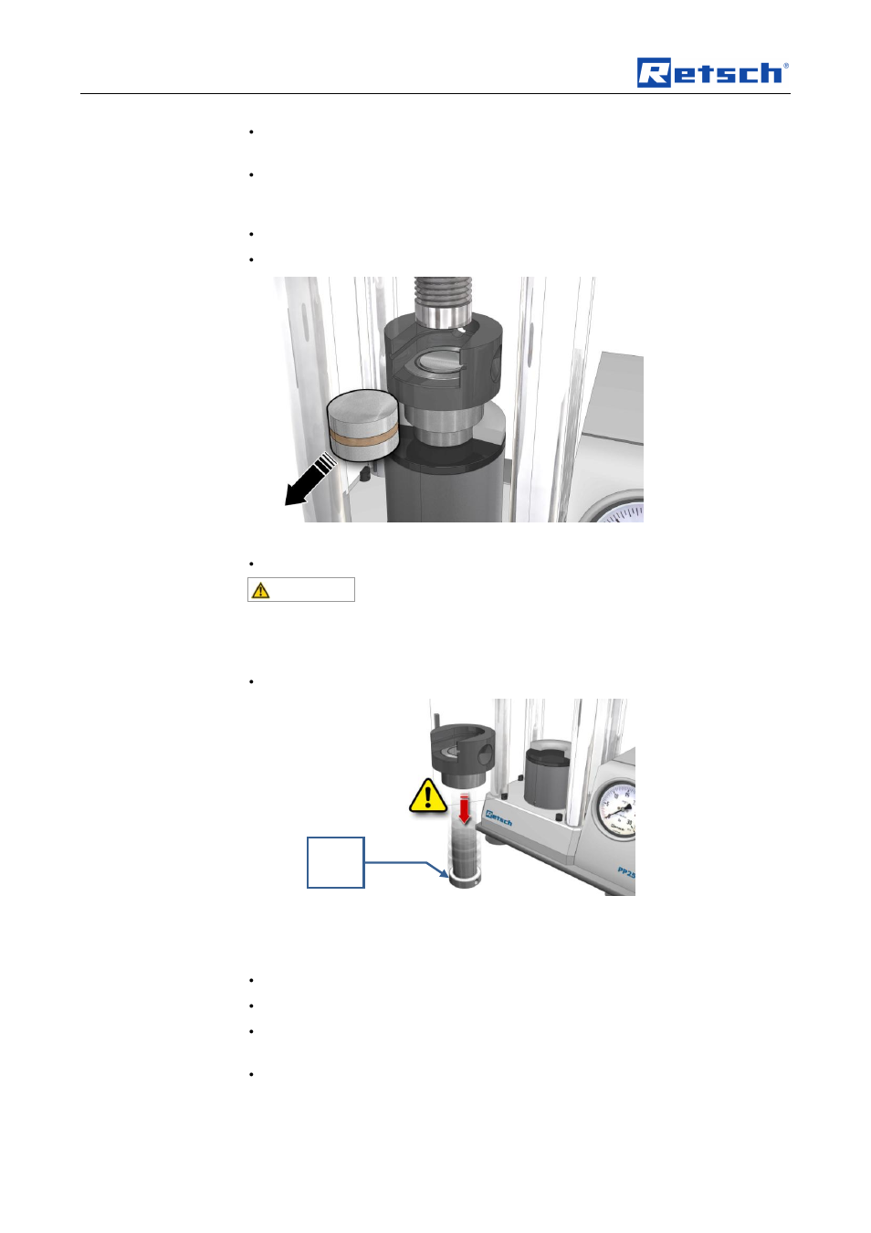 Operating the machine, 7 ventilation | Retsch PP 25 User Manual | Page 24 / 32