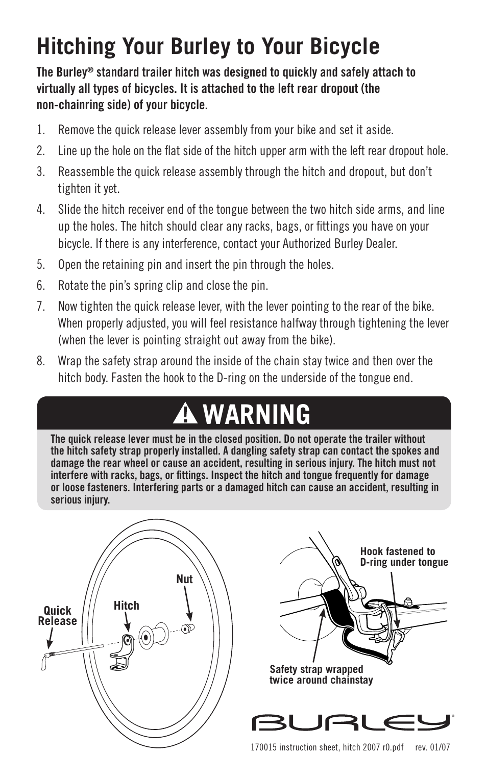 Burley AJ 3140 User Manual | 1 page