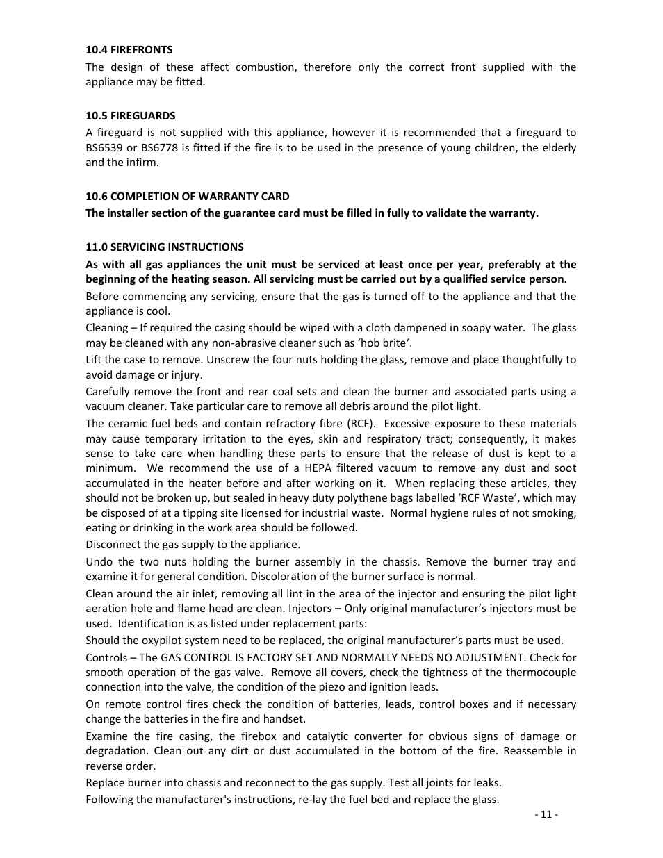 Burley G4237/8 User Manual | Page 11 / 15