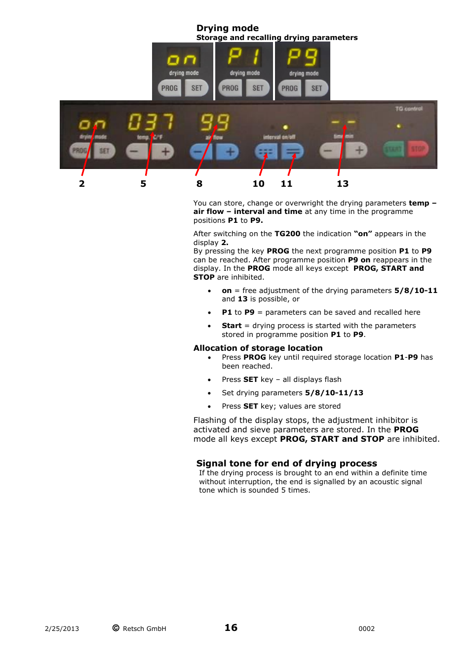Retsch TG 200 User Manual | Page 16 / 28