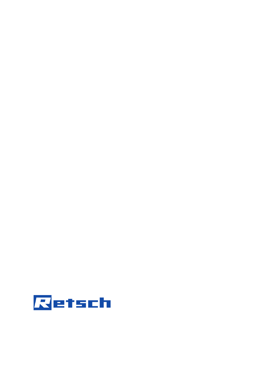 Retsch TG 200 User Manual | Page 28 / 28