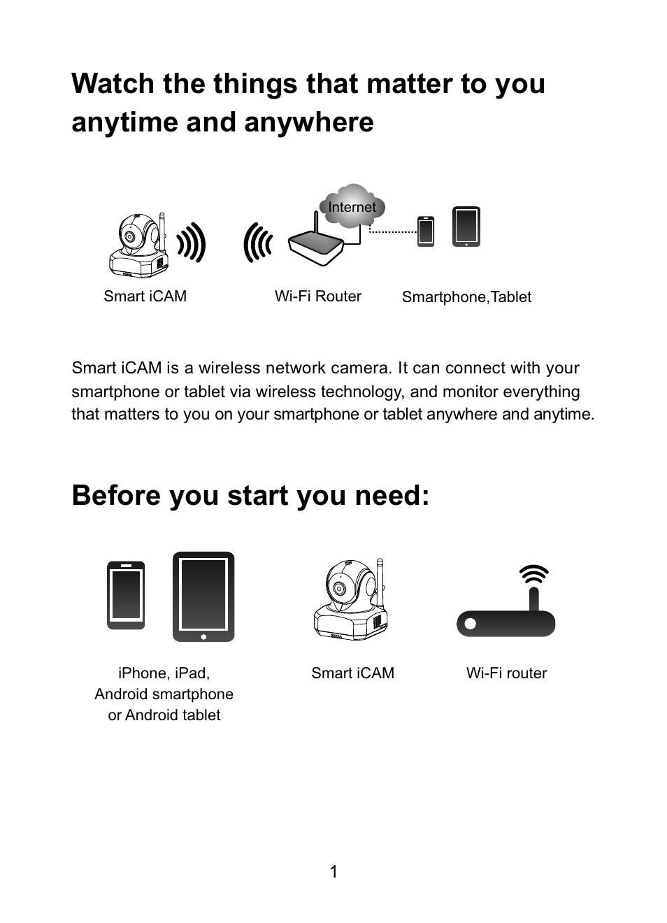 Before you start you need | RF-Link VMI-1201 User Manual | Page 2 / 20