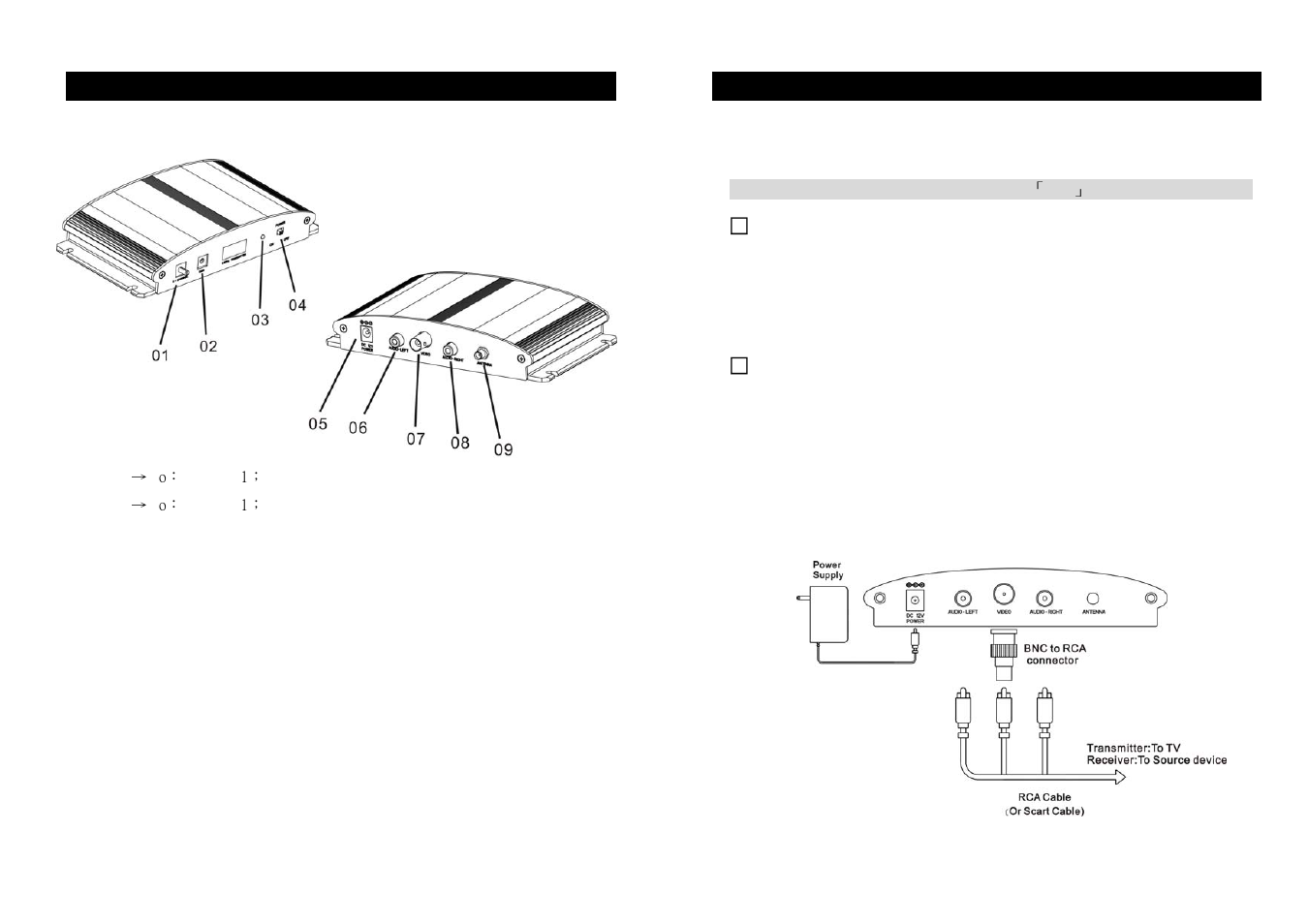 RF-Link AVS-5808 5.8GHz Wireless 8-Channel Indoor Audio/Video System User Manual | Page 3 / 4