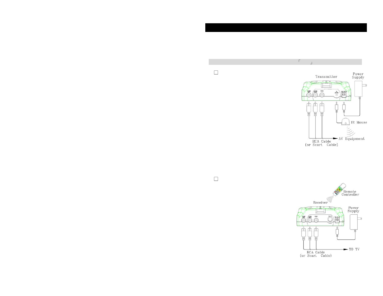 RF-Link AVS-5811 5.8GHz Wireless Audio/Video Sender with IR Remote Control Extender User Manual | Page 5 / 5