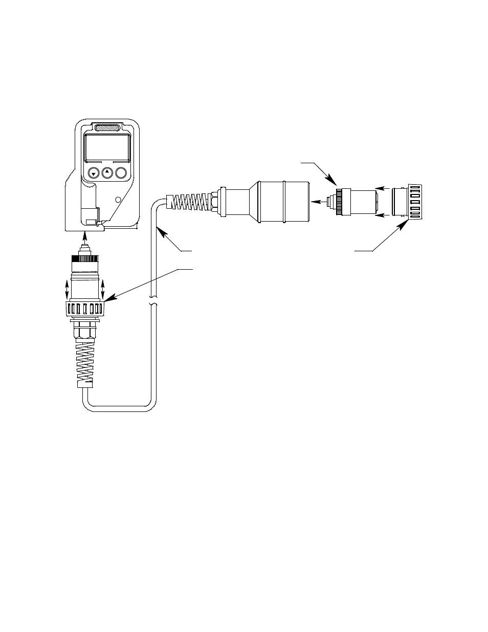 Using the sc-01 with the optional extender cable | RKI Instruments SC-01 User Manual | Page 23 / 45