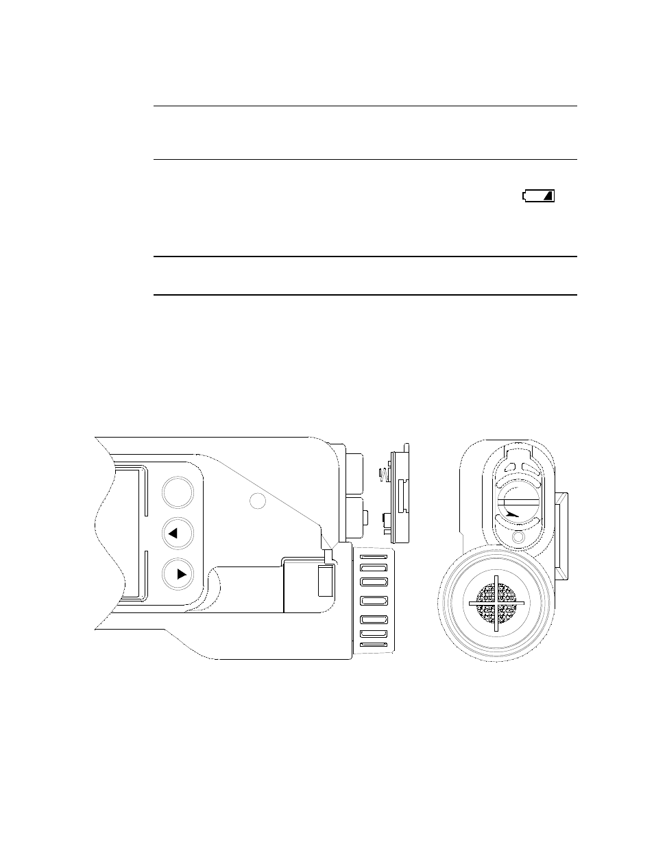 Replacing the batteries, 33 • maintenance sc-01 operator’s manual, Figure 6: removing the battery compartment door | RKI Instruments SC-01 User Manual | Page 38 / 45