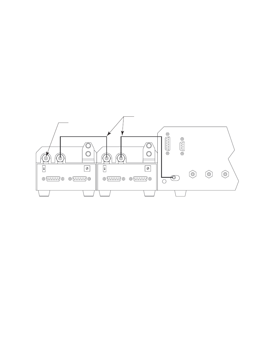 Tubing installation, Figure 12: calibration gas fitting connections | RKI Instruments Data Cal 2000 User Manual | Page 22 / 88