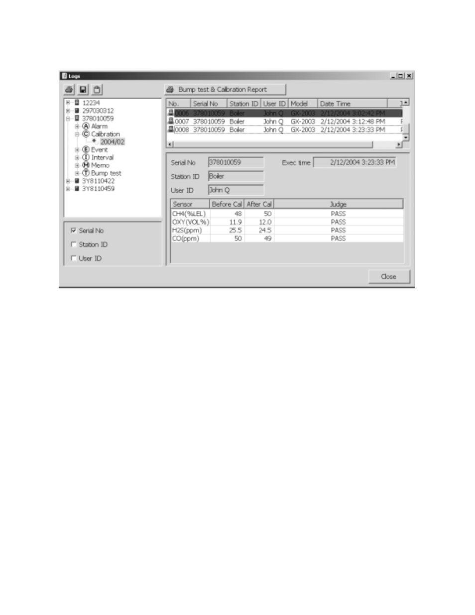 RKI Instruments Data Cal 2000 User Manual | Page 65 / 88