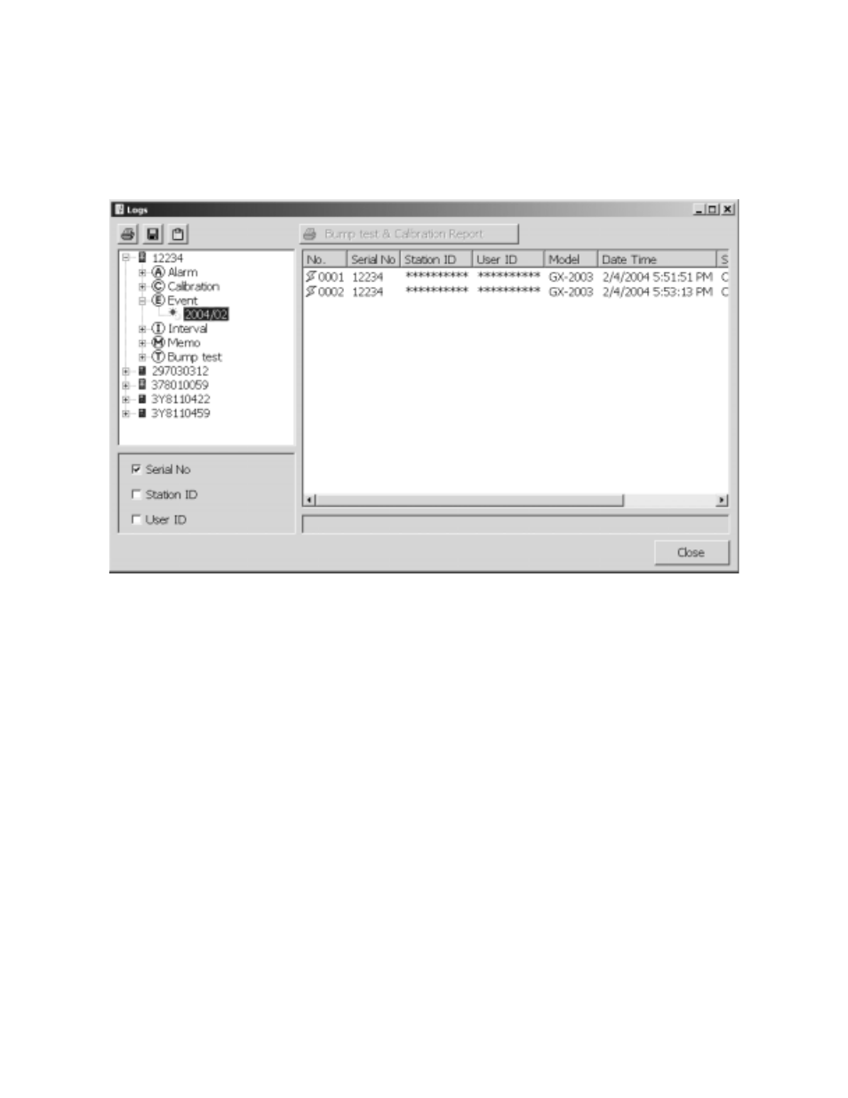 Interval trend data | RKI Instruments Data Cal 2000 User Manual | Page 67 / 88