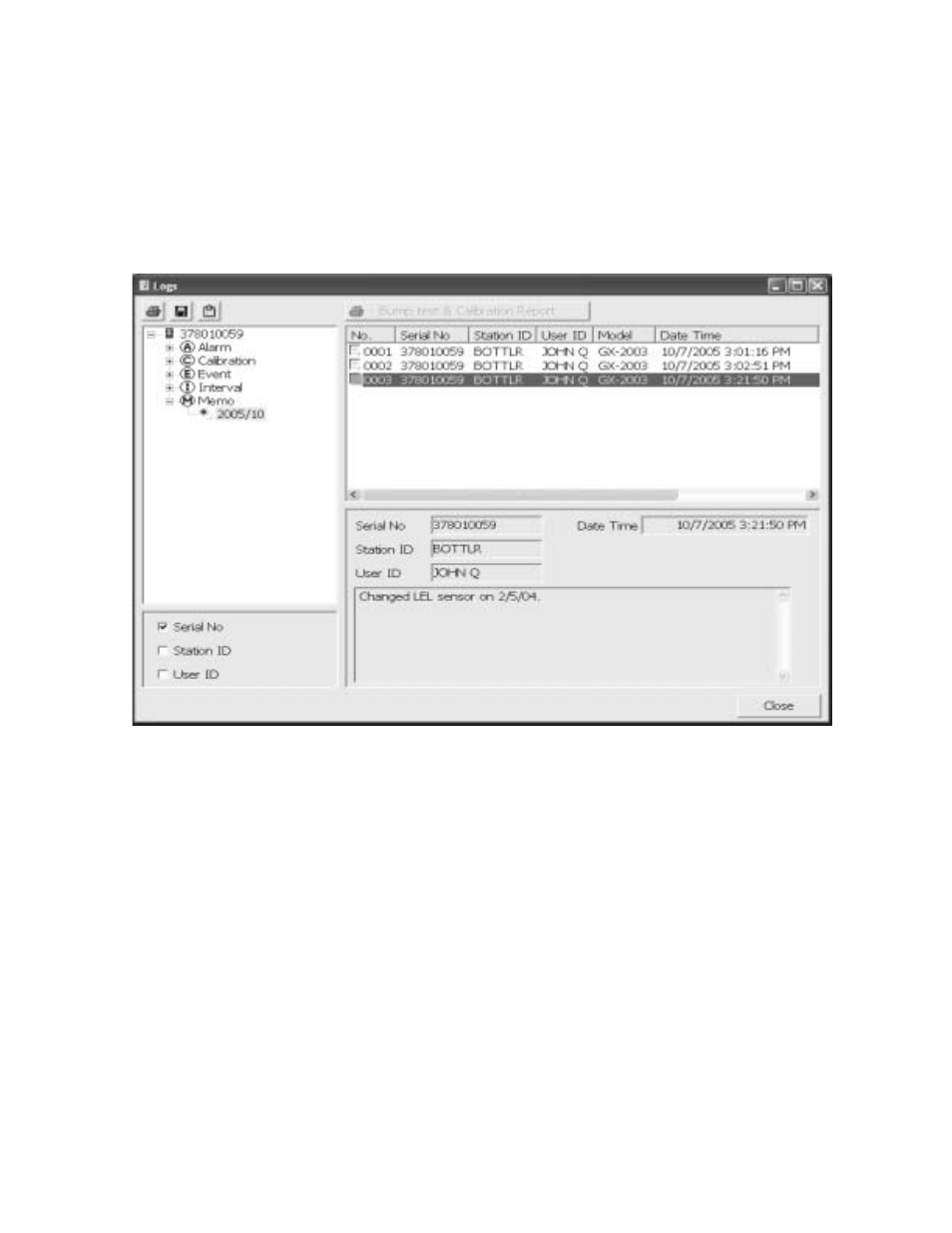 RKI Instruments Data Cal 2000 User Manual | Page 74 / 88