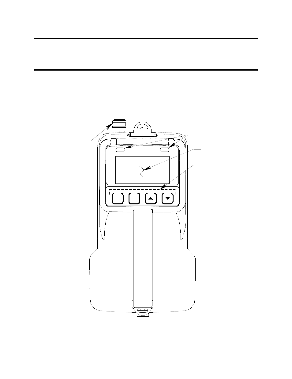 Chapter 2: description overview, Instrument description, Figure 1: component location, top view | RKI Instruments EAGLE 2 Manual User Manual | Page 16 / 309