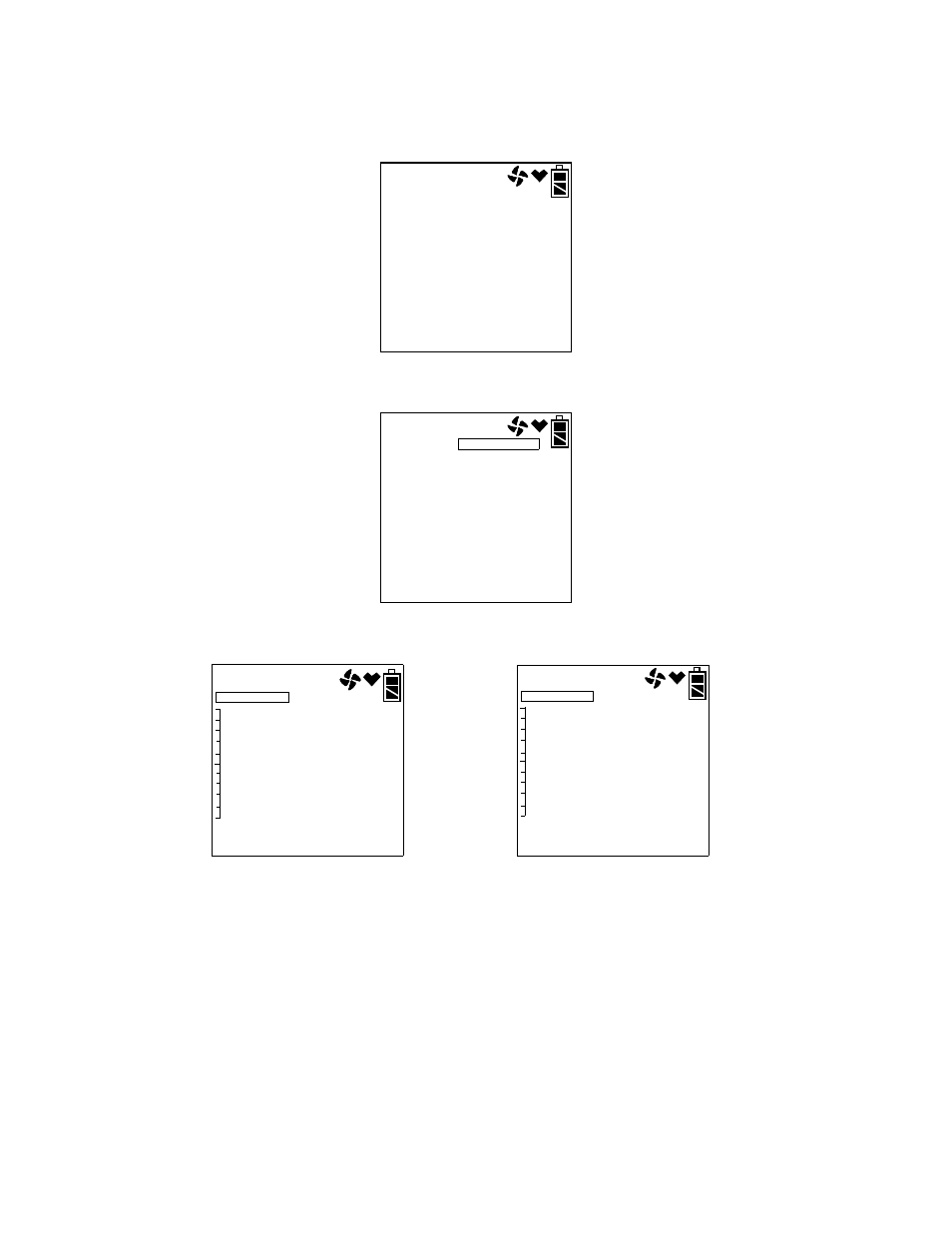 Normal, B.h. mode, L.c. mode | Co disp off co disp on | RKI Instruments Gas Tracer User Manual | Page 35 / 234