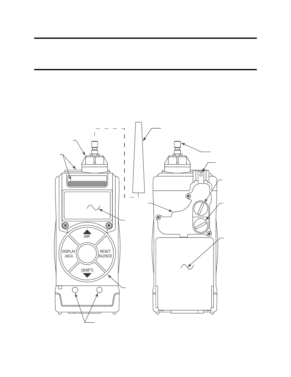 Chapter 2: description overview, Instrument description | RKI Instruments GX-2003 Manual User Manual | Page 12 / 94
