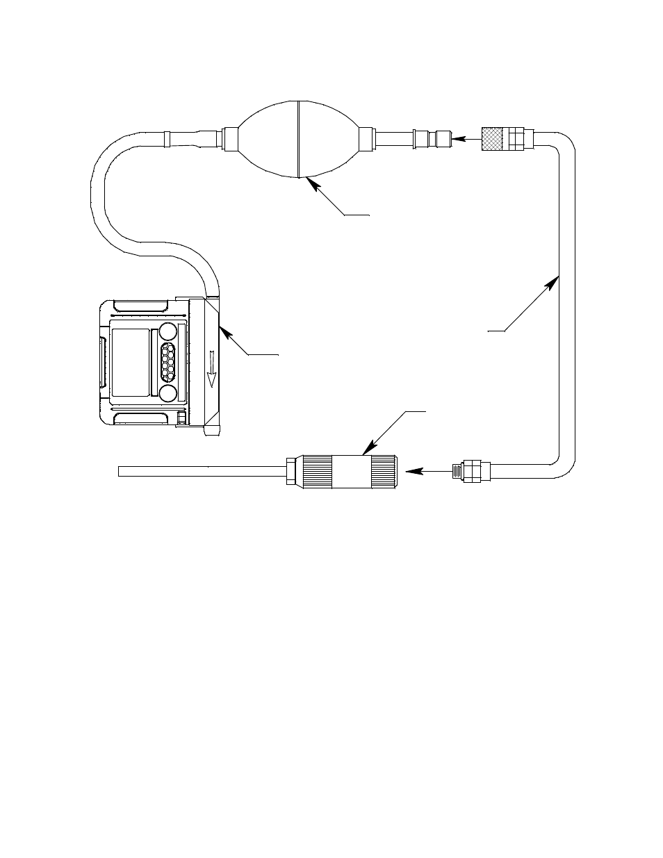 Probe 10 ft. hose aspirator bulb, Sample adapter plate | RKI Instruments GX-2009 Manual User Manual | Page 31 / 73