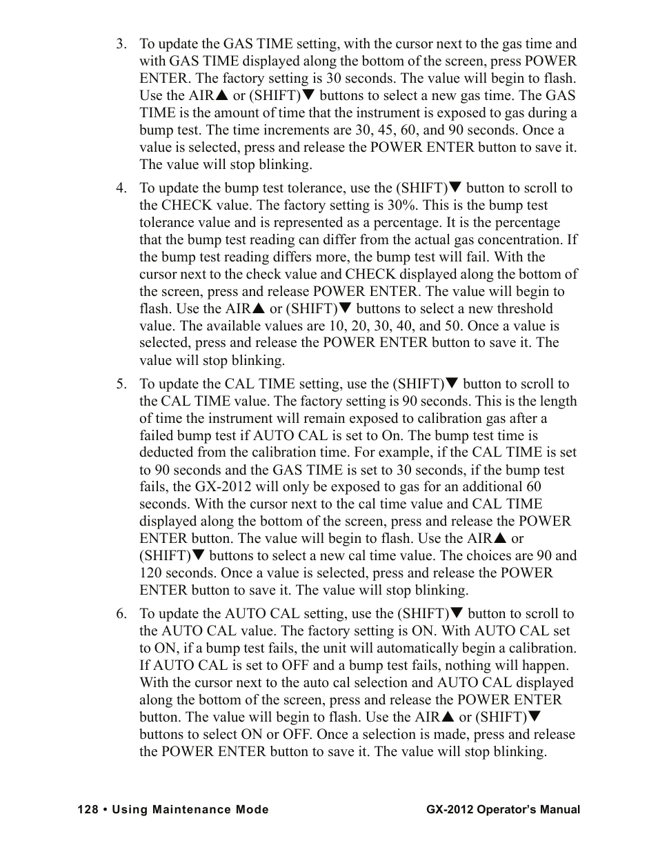 RKI Instruments GX-2012 Manual User Manual | Page 136 / 185