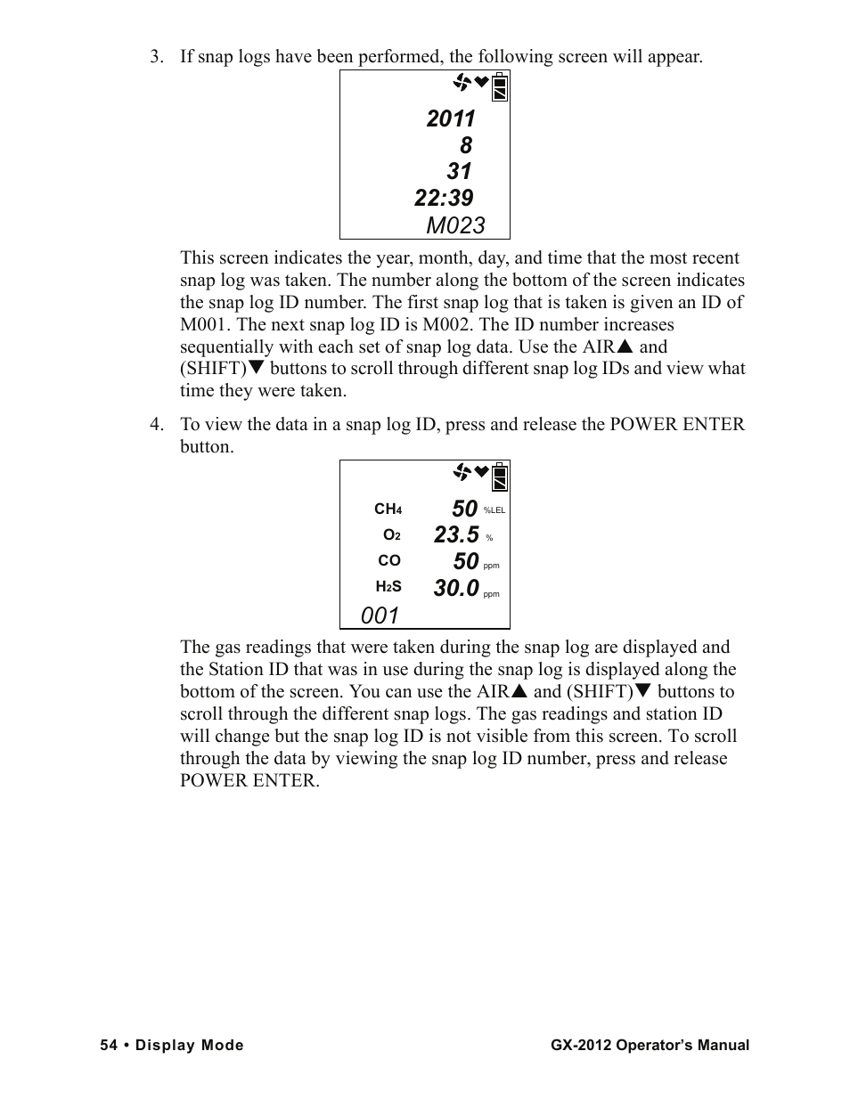 RKI Instruments GX-2012 Manual User Manual | Page 62 / 185