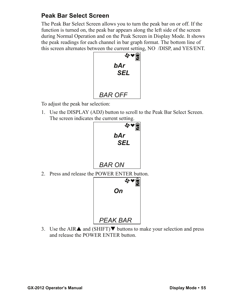 RKI Instruments GX-2012 Manual User Manual | Page 63 / 185
