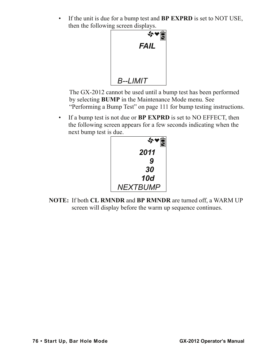 RKI Instruments GX-2012 Manual User Manual | Page 84 / 185
