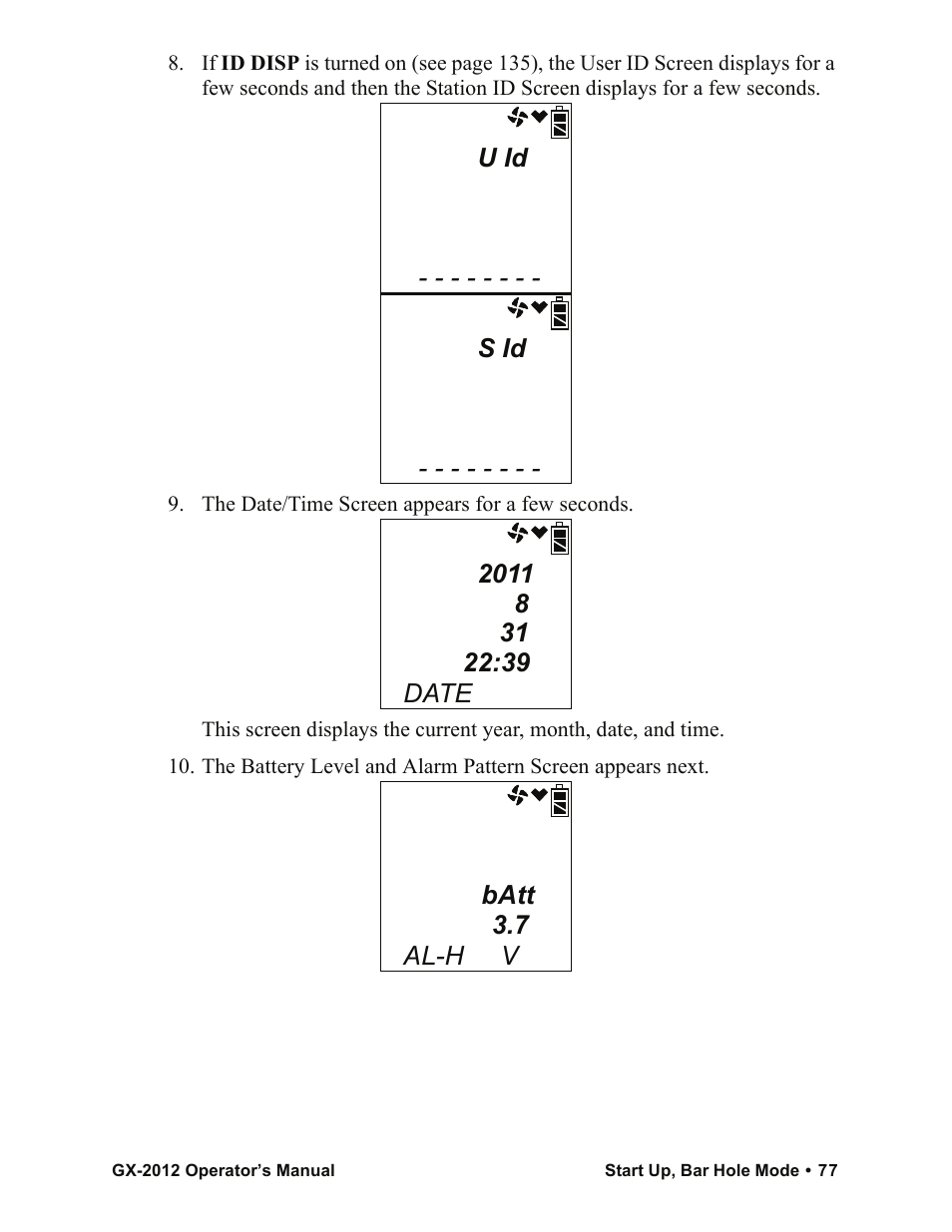 RKI Instruments GX-2012 Manual User Manual | Page 85 / 185