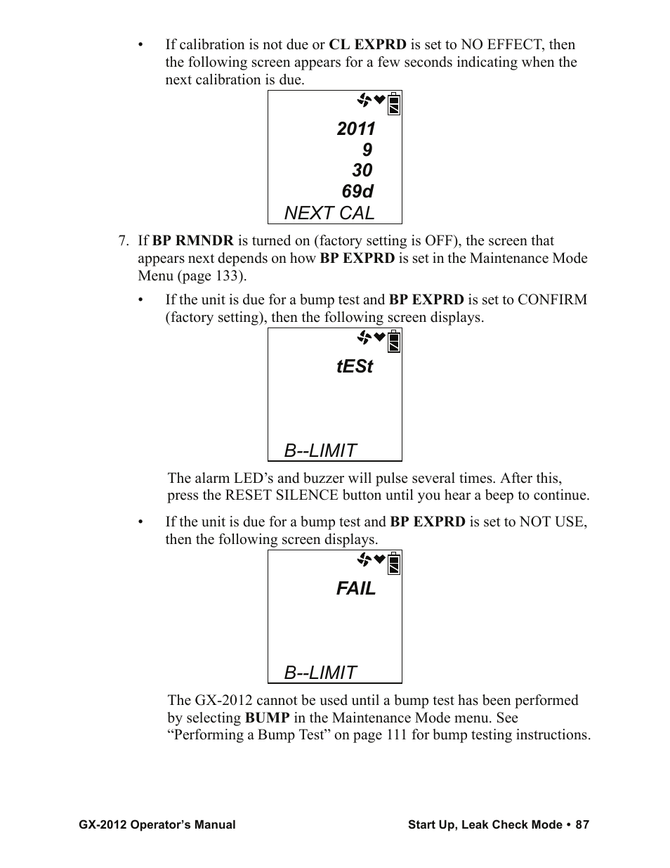 RKI Instruments GX-2012 Manual User Manual | Page 95 / 185