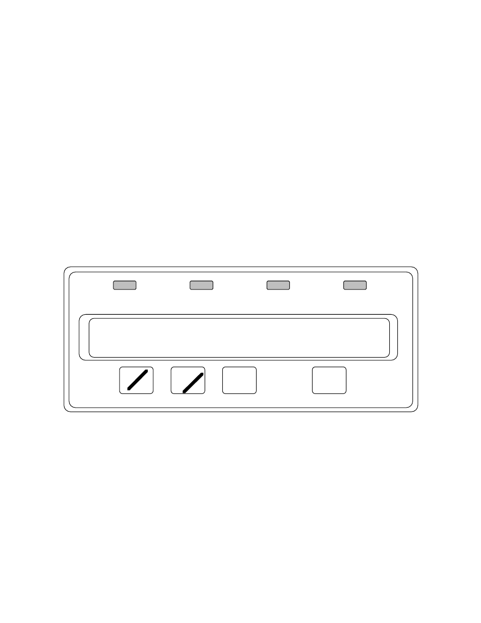Figure 2. control panel | RKI Instruments GX-86A User Manual | Page 5 / 39