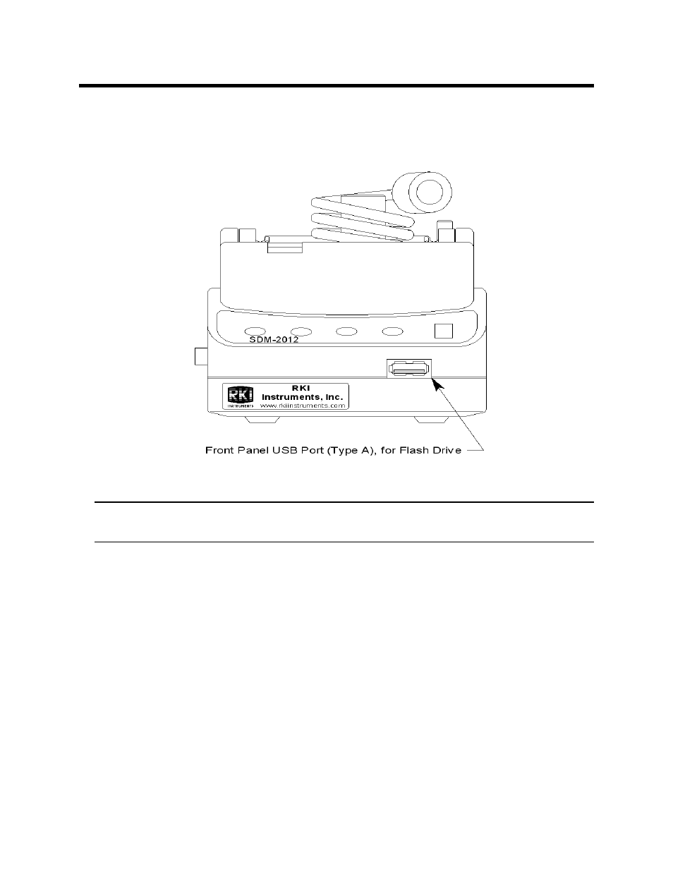 Front panel | RKI Instruments SDM-2009 User Manual | Page 16 / 56