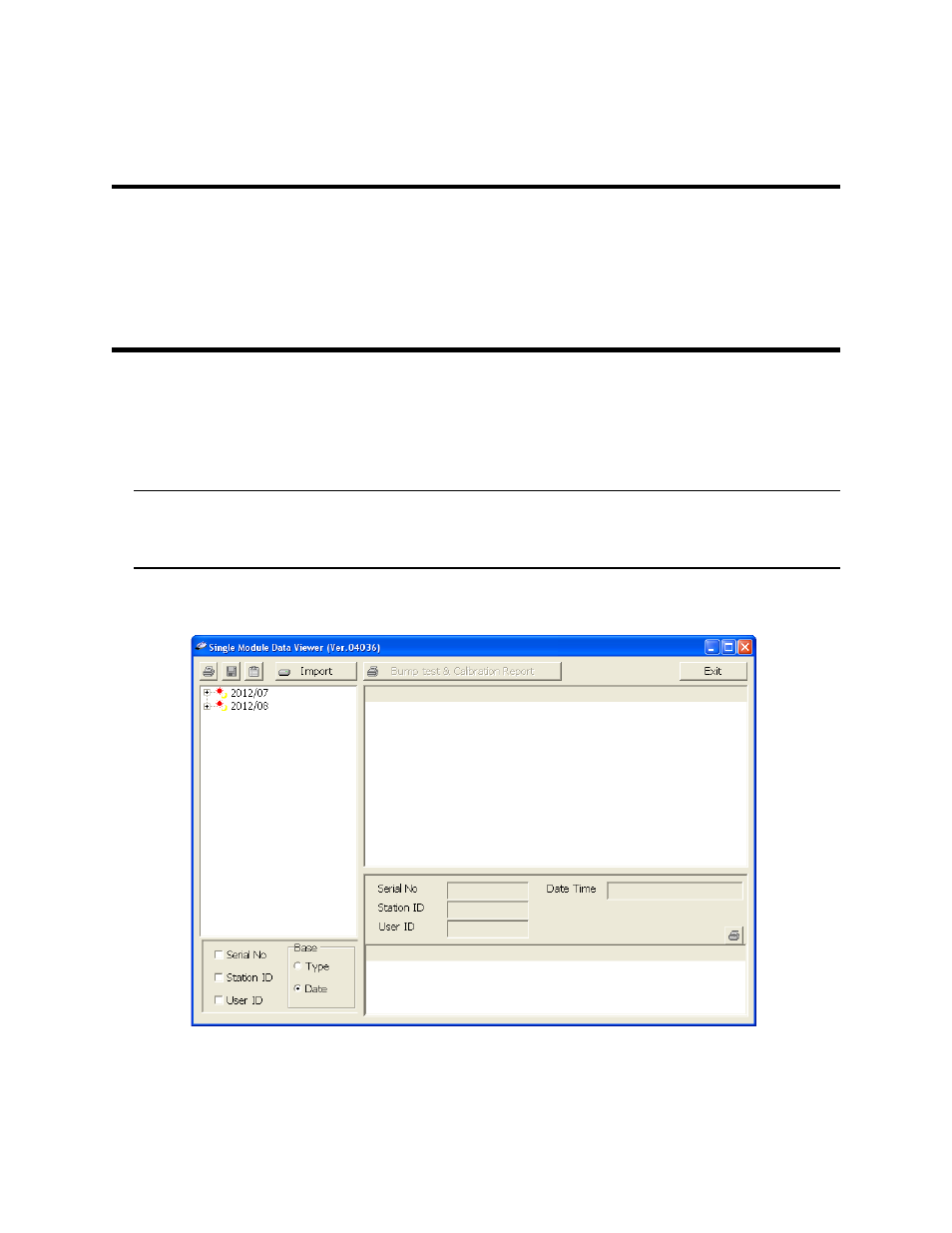 Chapter 5: single module data viewer program, Overview, Launching the single module data viewer program | RKI Instruments SDM-2009 User Manual | Page 45 / 56