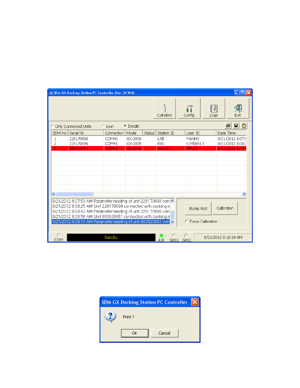 RKI Instruments SDM-2009 PC Controlled Configuration User Manual | Page 46 / 114