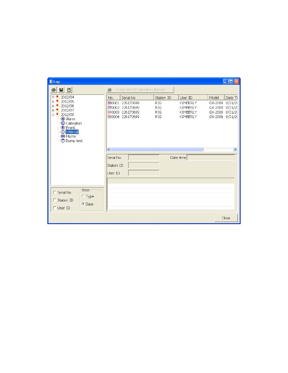 RKI Instruments SDM-2009 PC Controlled Configuration User Manual | Page 73 / 114