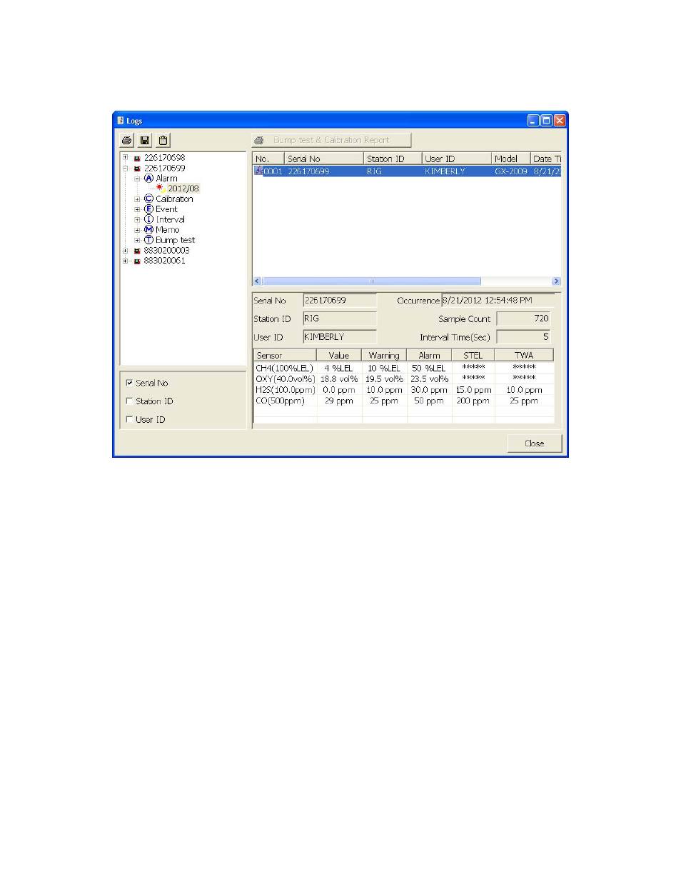 RKI Instruments SDM-2009 PC Controlled Configuration User Manual | Page 78 / 114