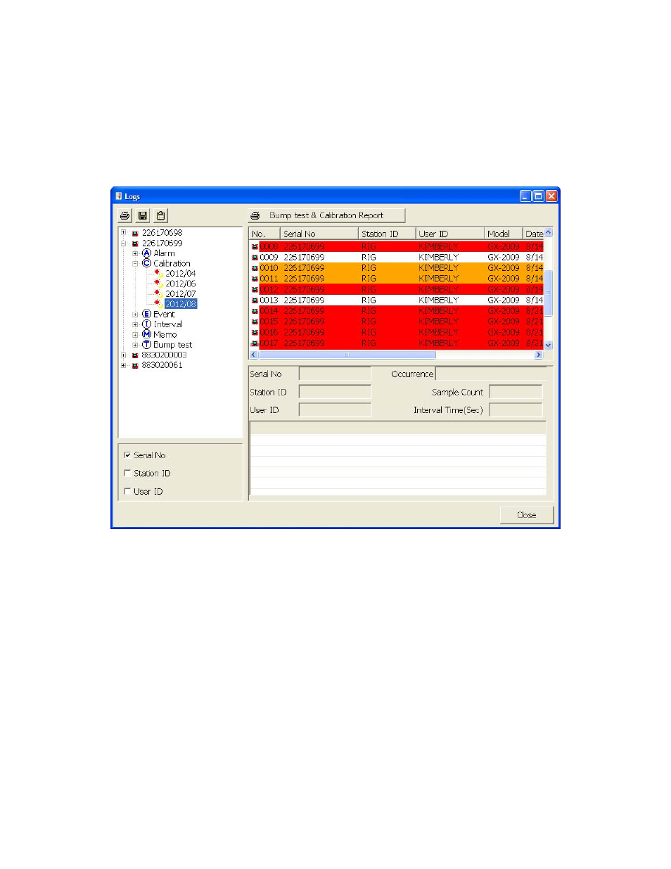RKI Instruments SDM-2009 PC Controlled Configuration User Manual | Page 82 / 114