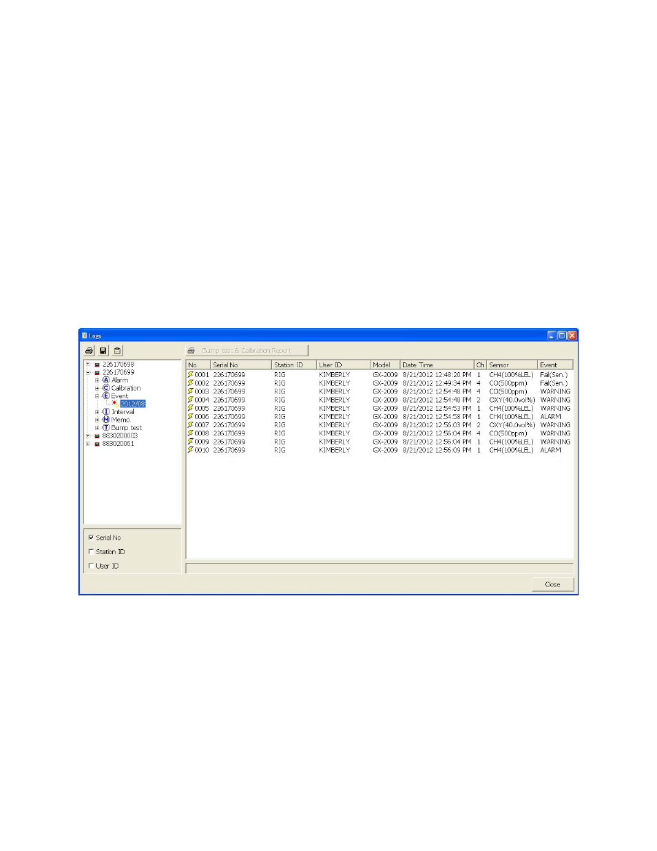 RKI Instruments SDM-2009 PC Controlled Configuration User Manual | Page 85 / 114