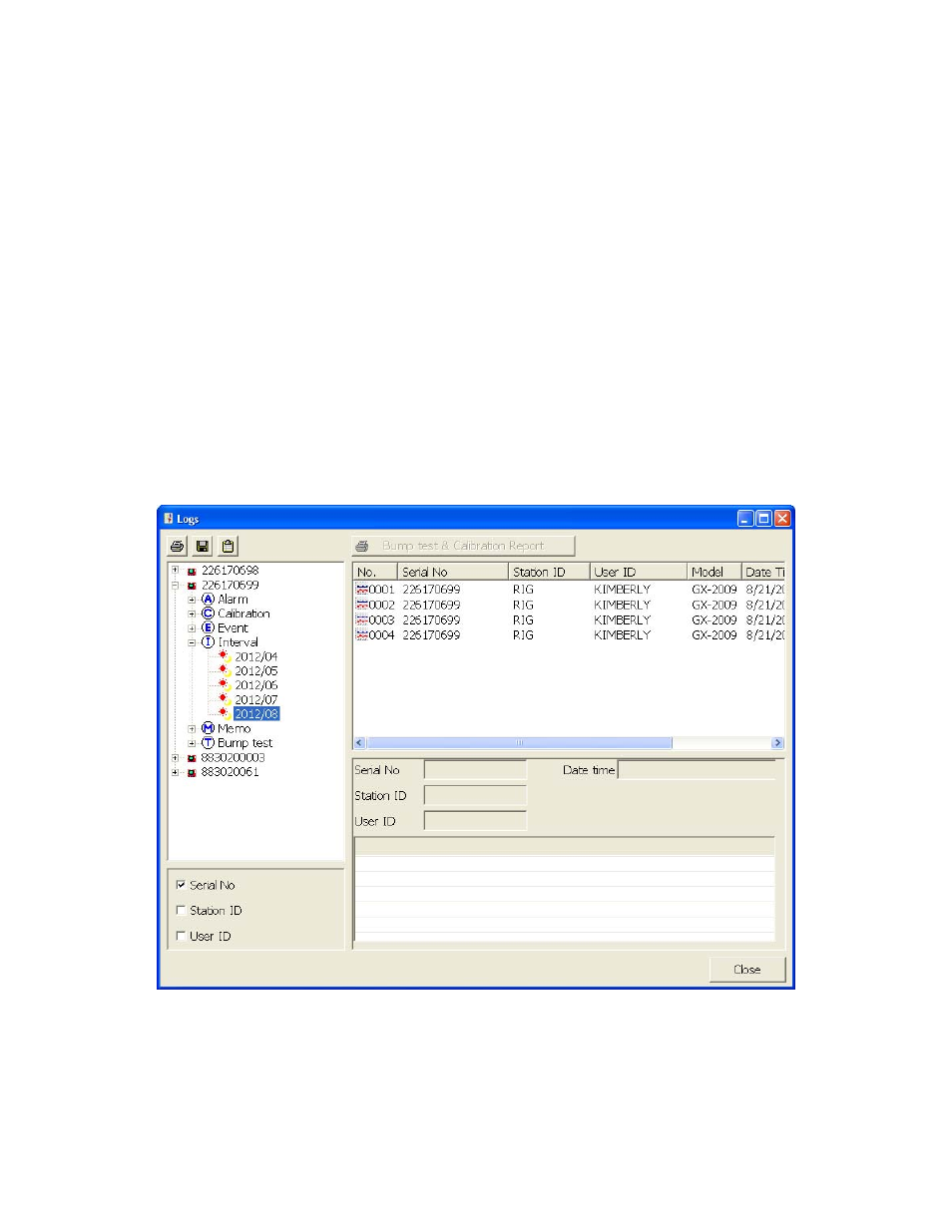 RKI Instruments SDM-2009 PC Controlled Configuration User Manual | Page 87 / 114