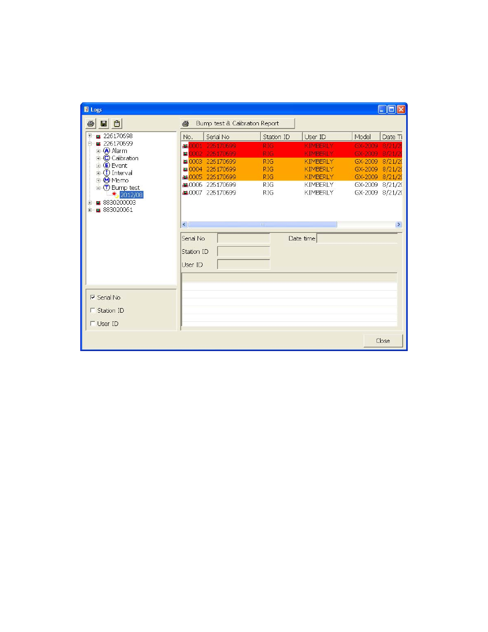 RKI Instruments SDM-2009 PC Controlled Configuration User Manual | Page 95 / 114