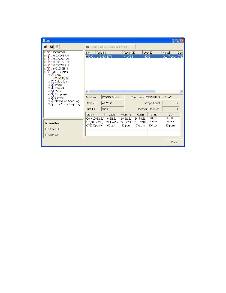 RKI Instruments SDM-2012 PC Controlled Configuration User Manual | Page 127 / 218
