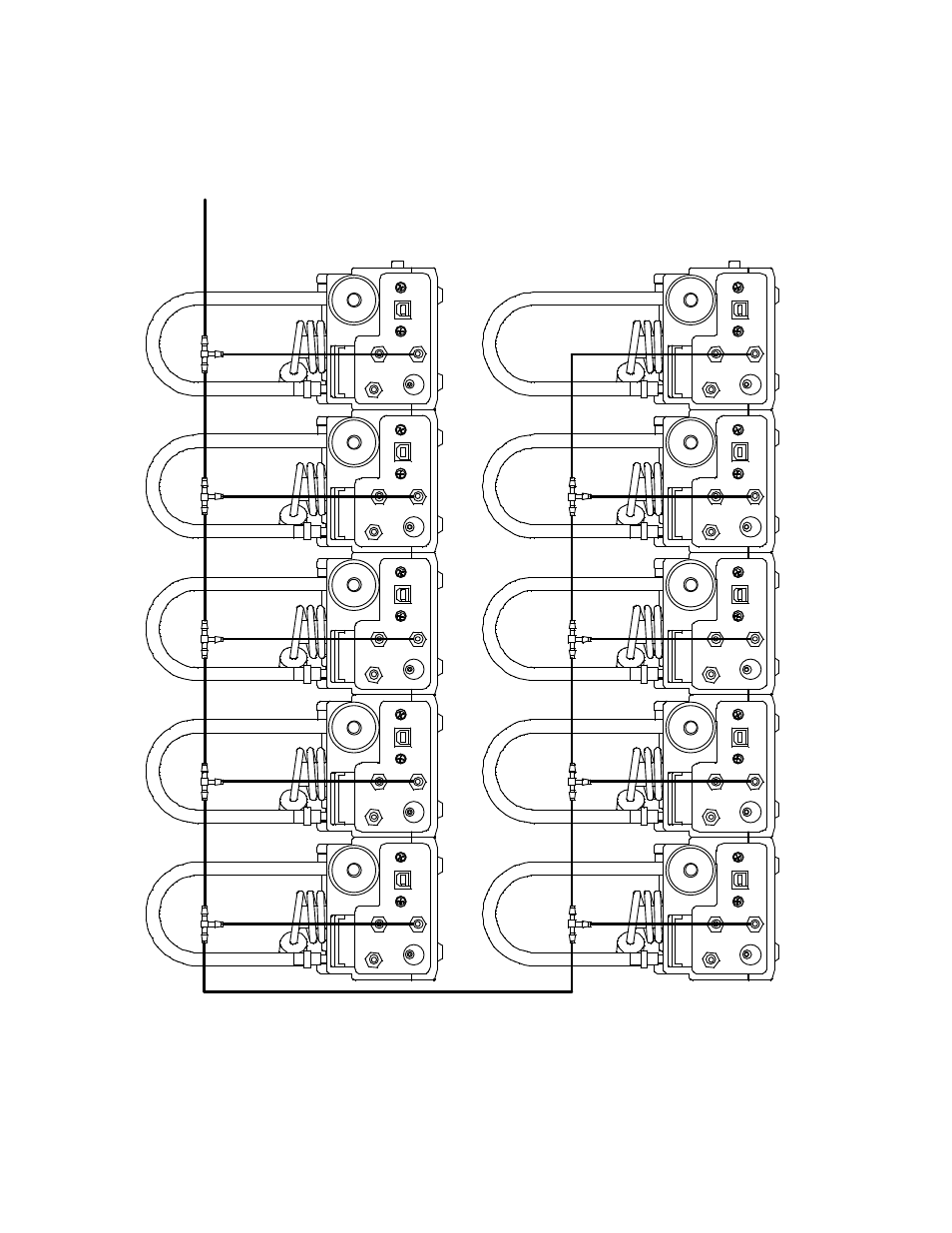 Hardware setup • 20, Figure 17: gas 2 manifold connections | RKI Instruments SDM-2012 PC Controlled Configuration User Manual | Page 25 / 218
