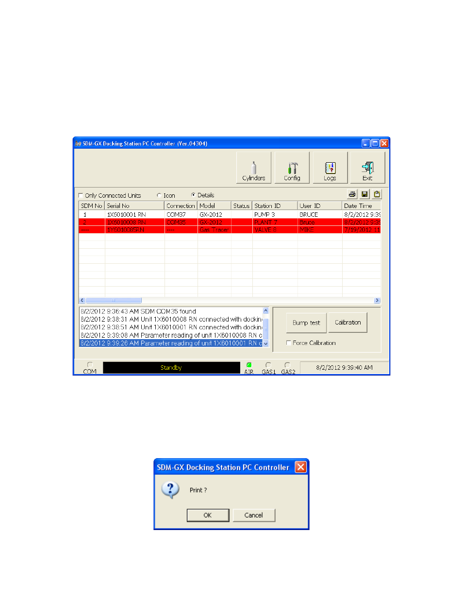RKI Instruments SDM-2012 PC Controlled Configuration User Manual | Page 55 / 218