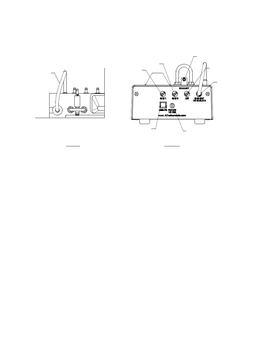 Back panel, Description • 8, Figure 7: back panel | RKI Instruments SDM-E2 User Manual | Page 13 / 224