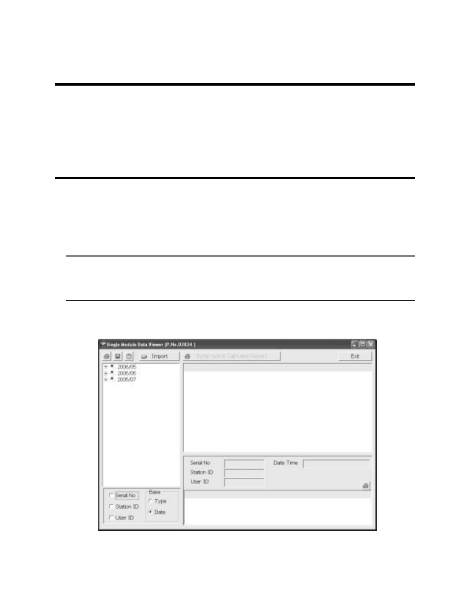 Overview, Launching the single module data viewer software, Chapter 5: single module data viewer program | RKI Instruments SM-2009U User Manual | Page 45 / 55