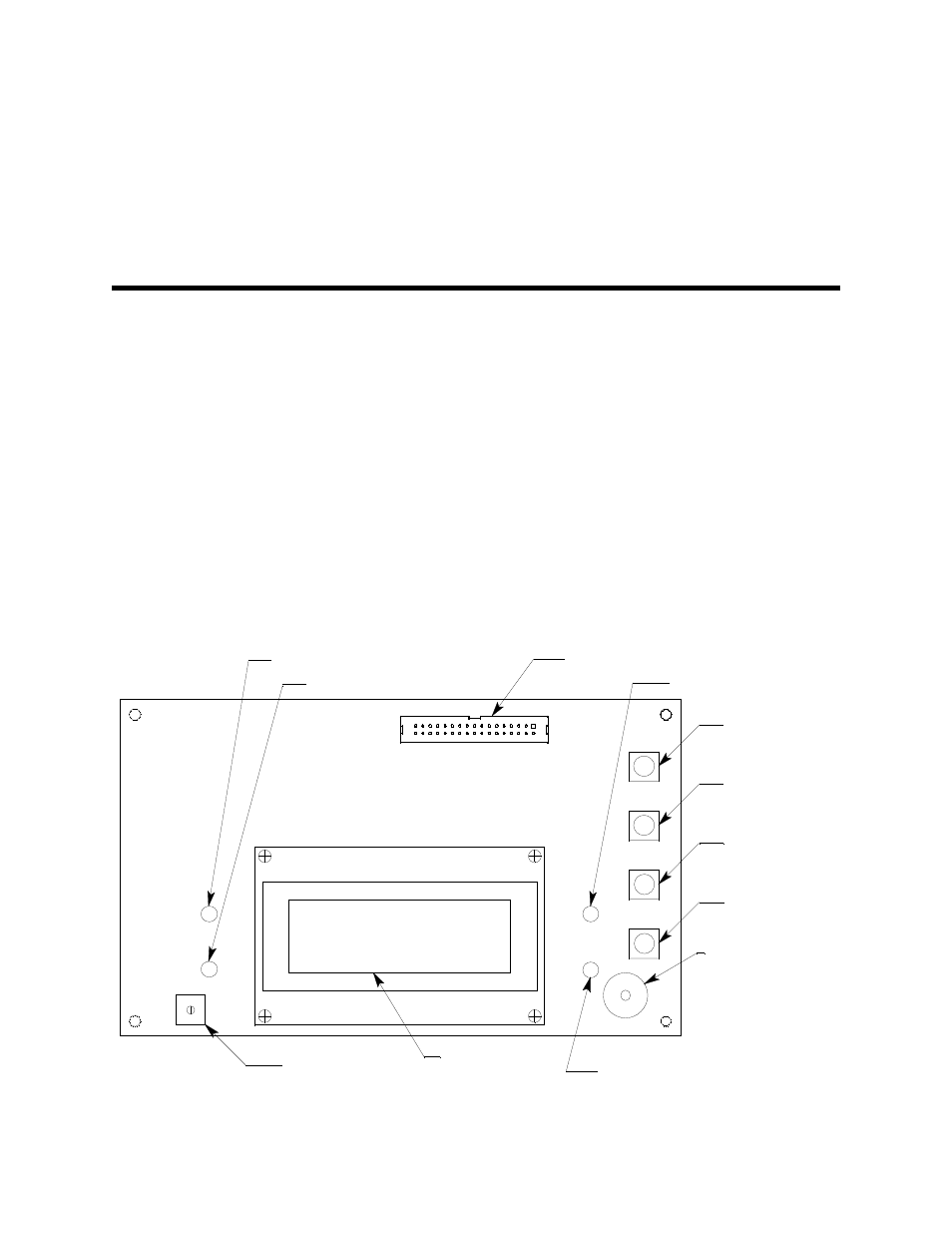Internal description, 12 vdc battery cable, Display printed circuit board (pcb) | RKI Instruments Beacon 200 Rig Monitor, LEL/H2S User Manual | Page 14 / 54