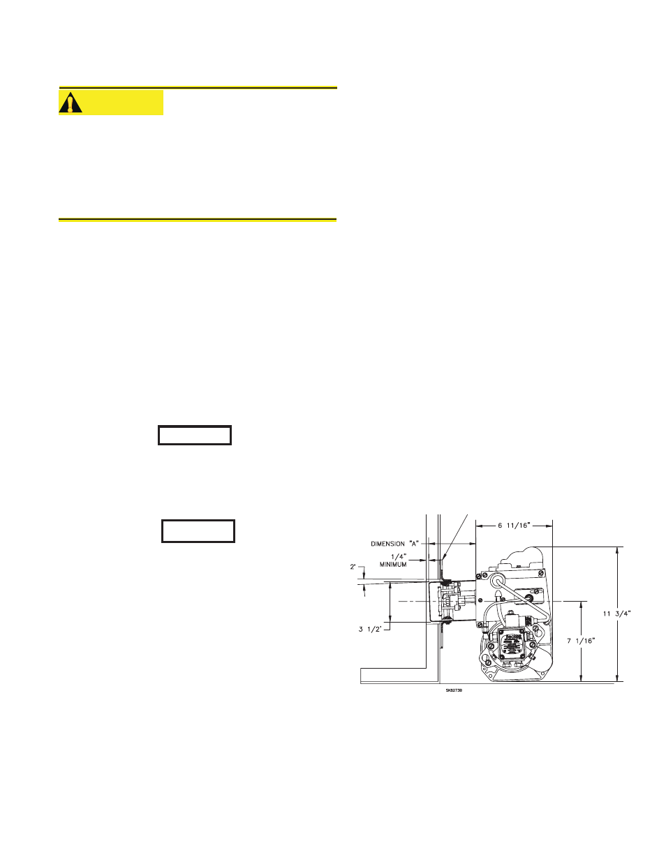 Caution, Inspect/prepare installation site, Prepare the burner | Beckett FII 85 User Manual | Page 7 / 16