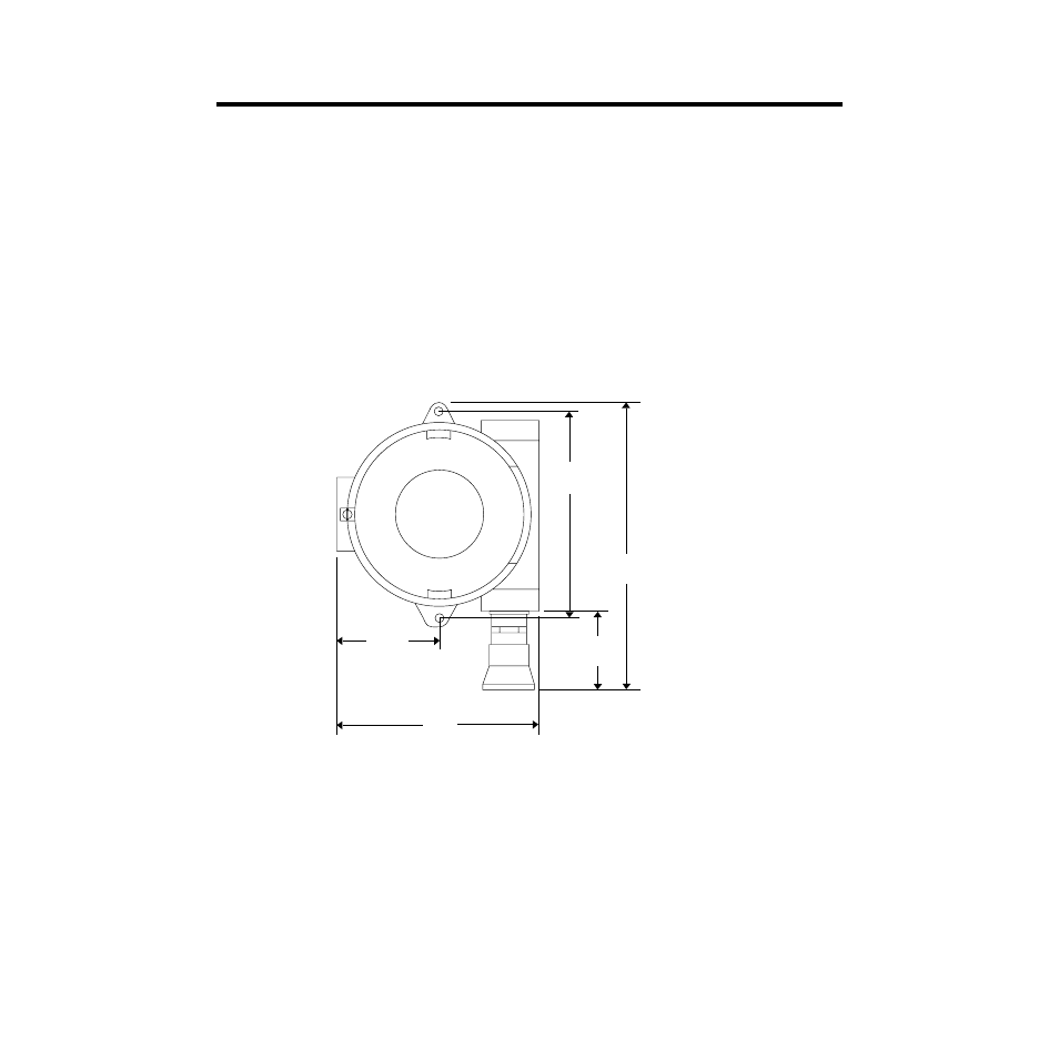 Installation, Figure 2: mounting the combustible gas transmitter | RKI Instruments Pioneer 4W User Manual | Page 51 / 128