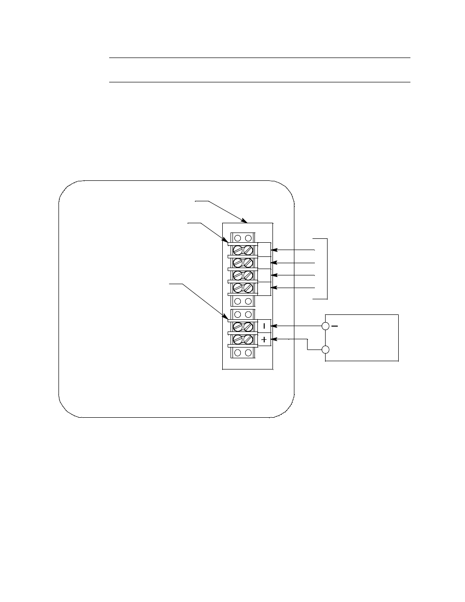 1) 24 vdc (2), Model 1017 housing | RKI Instruments 1017-04 User Manual | Page 10 / 15