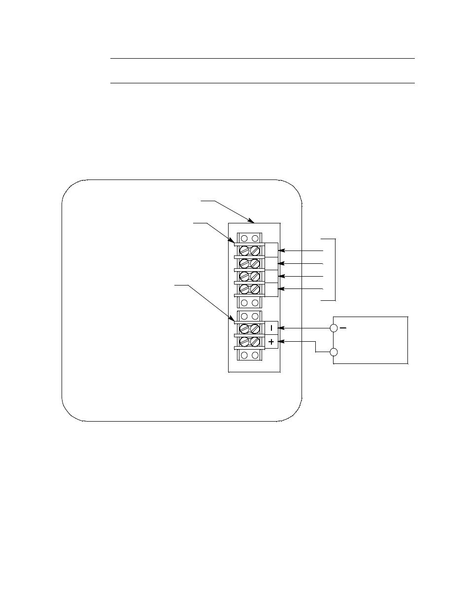 1) 24 vdc (2), Model 1017 housing | RKI Instruments 1017-05 User Manual | Page 10 / 15