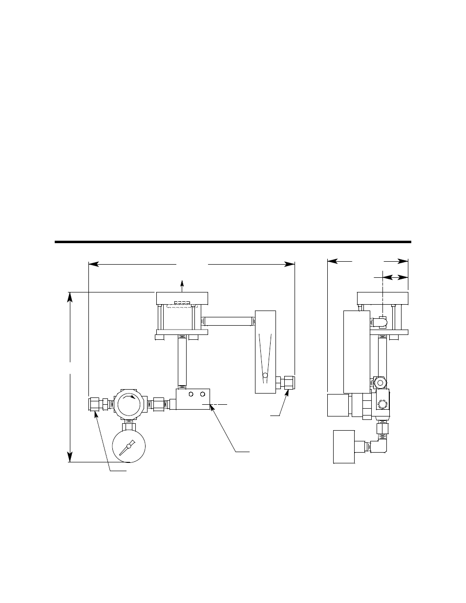 Installation, Sensor adapter, Sensor chamber | Flowmeter | RKI Instruments 30-0951RK LEL User Manual | Page 5 / 7