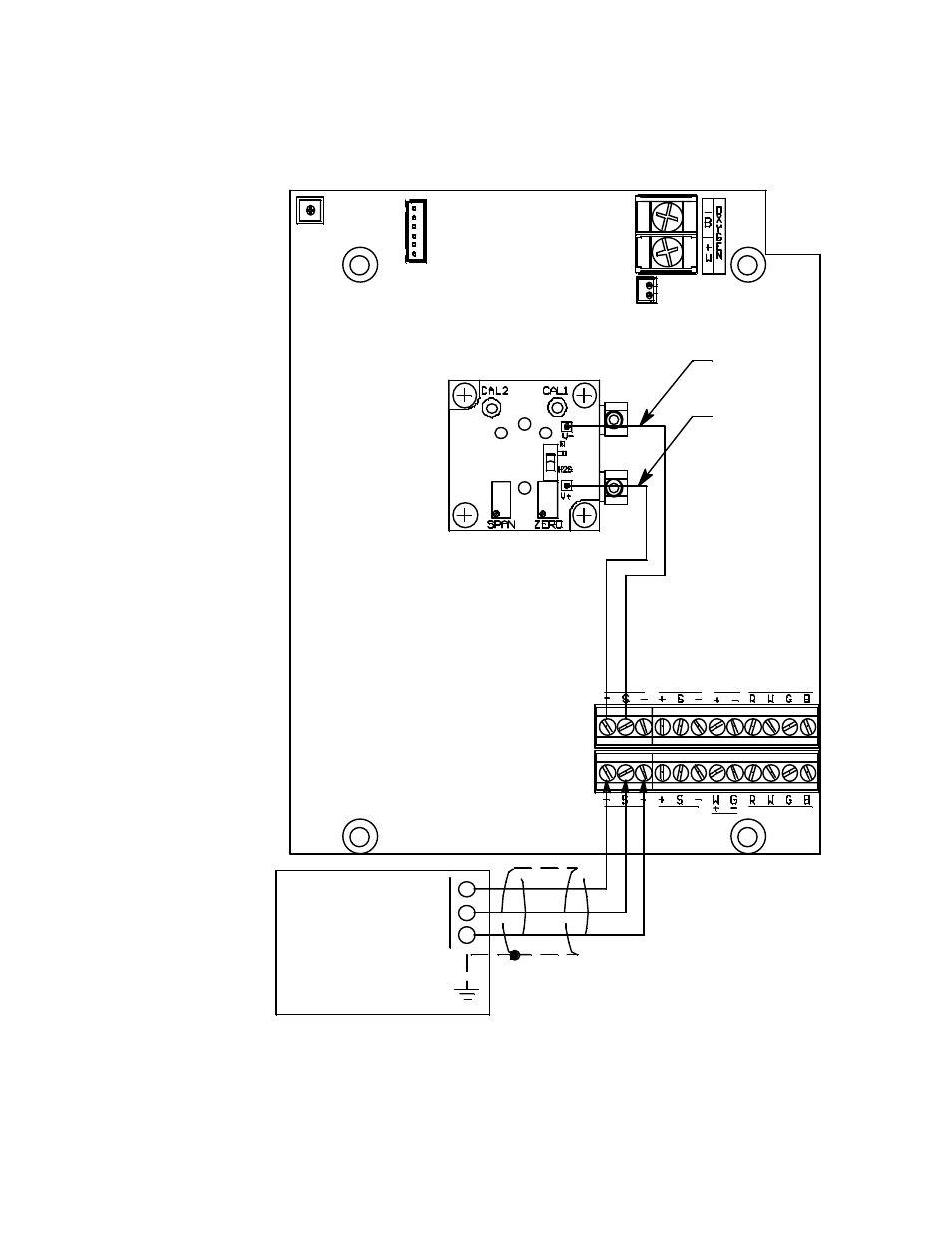 Not used in this version, 24 vdc | RKI Instruments 35-3001-04 User Manual | Page 15 / 24