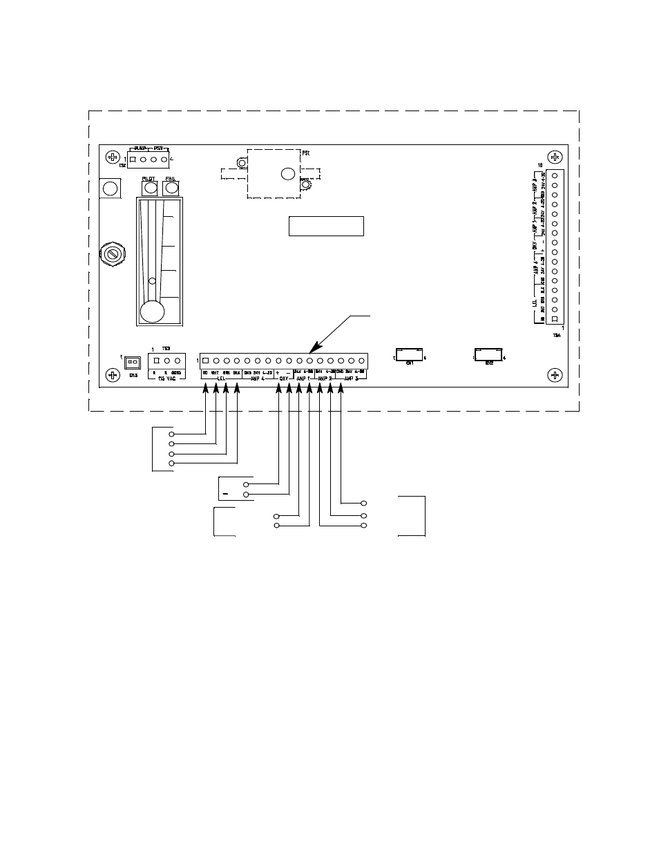 Main circuit b oard sample draw housing | RKI Instruments 35-3010RK-02 User Manual | Page 14 / 26