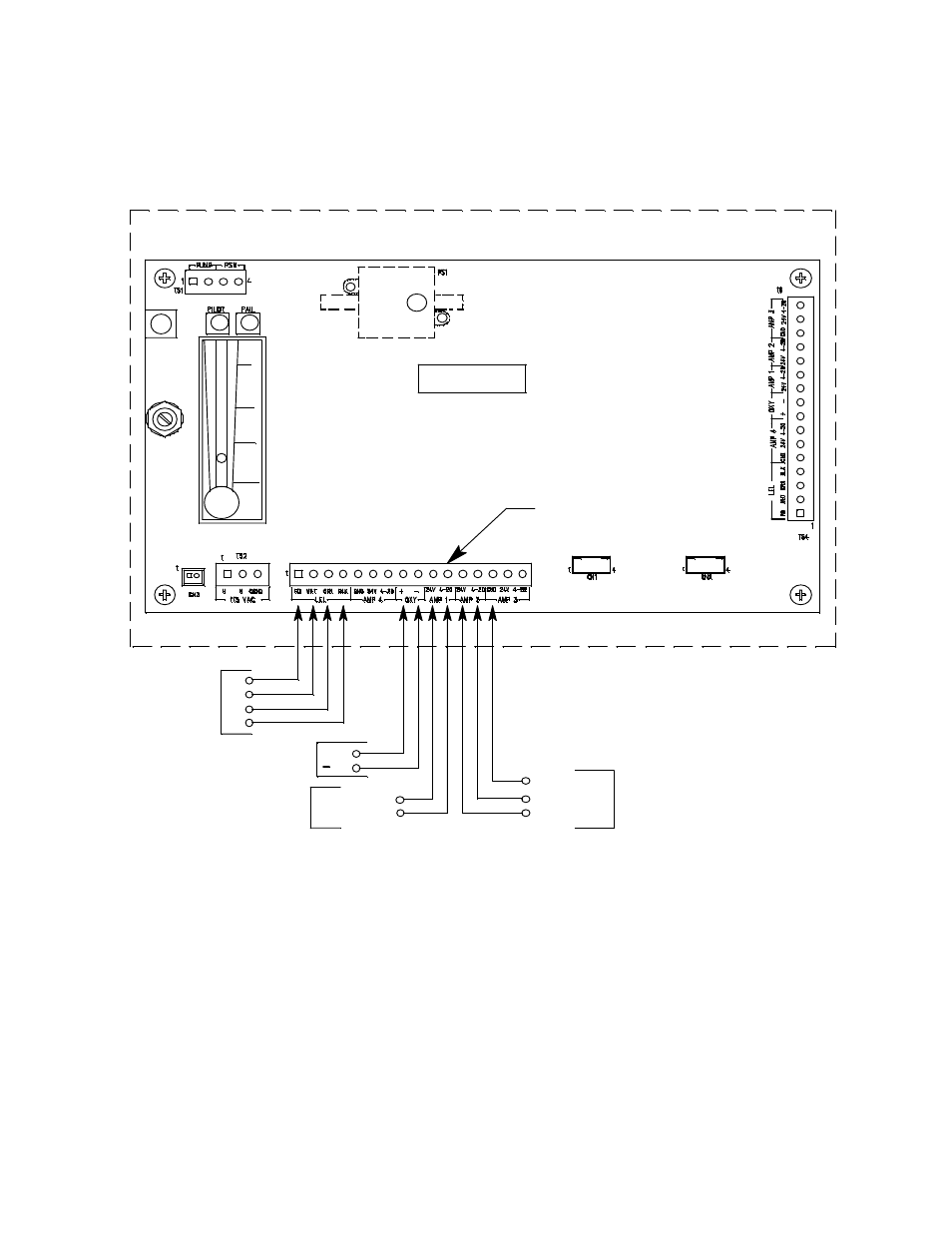 Main circuit board sample draw housing | RKI Instruments 35-3010RK-03 User Manual | Page 14 / 26